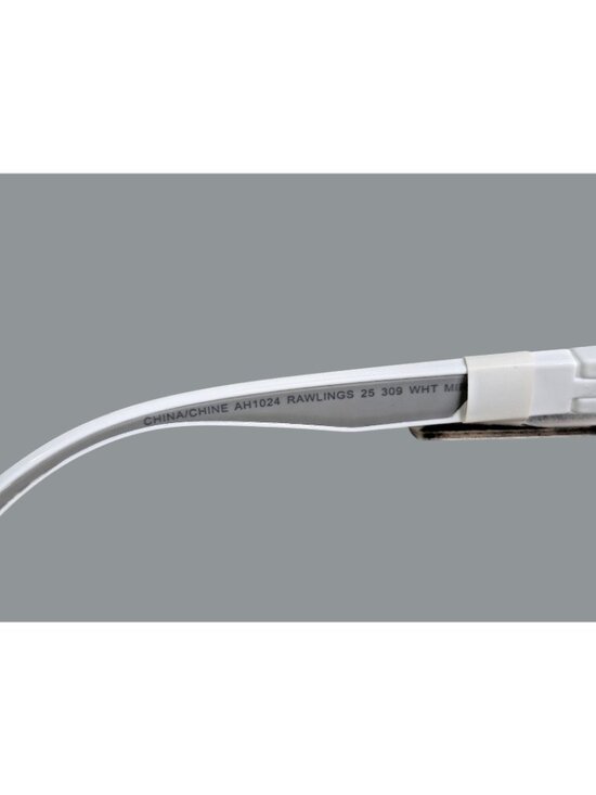 Rawlings White Sports Sunglasses With Mirrored Rainbow Lenses - UV Protection - Picture 7 of 8